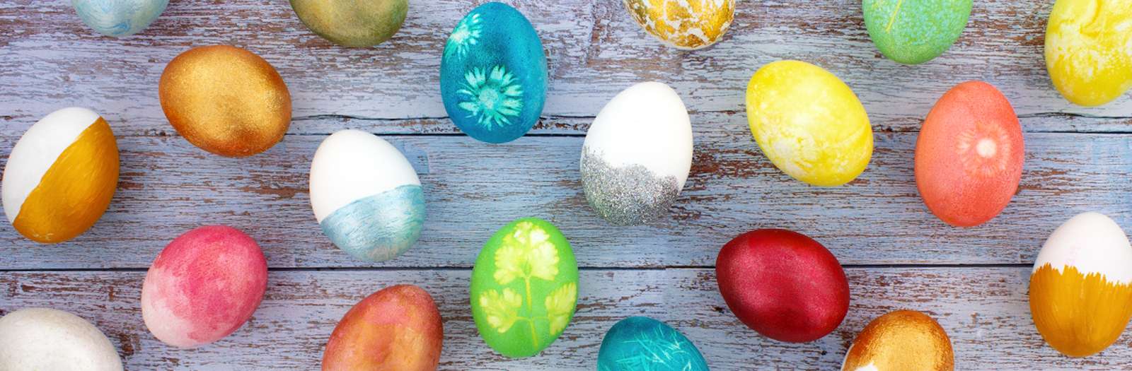 Lebensmittelfarben Ostereier färben