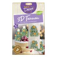 Produktbild für BackDecor 8 Packungen mit je 6 Stück Zucker Tannenbäume Vegan