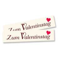 Produktbild für Günthart 48 Dekor Streifen " Zum Valentinstag" aus Persipan