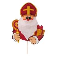 Produktbild für Günthart 60 Stück Einstecker Nikolaus am Stab aus Papier