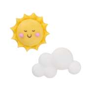 Produktbild für Günthart 100 Stück Zucker Wolken und Sonne, sortiert
