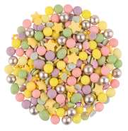 Produktbild für Günthart BackDecor 1 Stück Streudekor Violet Mix Bunte Zuckerstreusel zum Dekorieren von Torten Cupcakes und Desserts