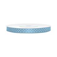 Produktbild für Satinband, gepunktet, hellblau B:6 mm, L: 25 m