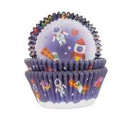 Produktbild für 50 Muffinförmchen Astronaut / Weltall