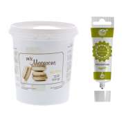 Produktbild für Macaron-Set, olivgrün