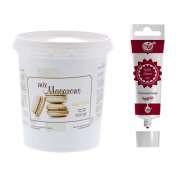 Produktbild für Macaron-Set, weinrot