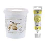 Produktbild für Macaron-Set, zitronengelb