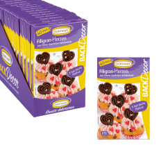 01172schokoauflegerherzenkuchendeko Günthart Tortendeko