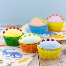 191 Regenbogen Muffinfoermchen Set House of Marie Muffinförmchen