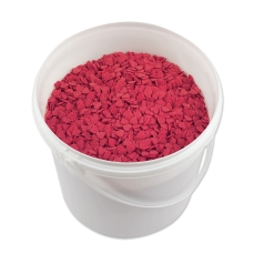 2114 A1stueckstreudekorzuckerherzenrot15kg Günthart  Streudeko / Essbare Glitter / Streusel