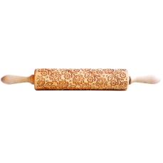213 1 B Teigroller Holz Praegung Folklore Valek Rolling Pins Backhelfer