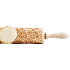 213 1 B Teigroller Holz Praegung Folklore Valek Rolling Pins Backhelfer