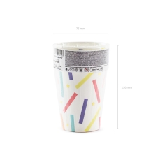219 2 Pappbecher Bunt Konfetti Partygeschirr partydeco Partydeco.pl