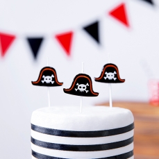 226 3 A Kerzen Pirat Geburtstag Deko Partydeco Partydeco.pl