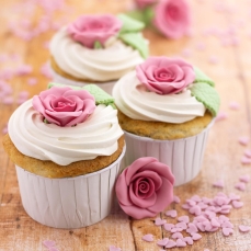 2371 Rosa Rosen Zucker Tortendeko Hochzeit Günthart Muttertag