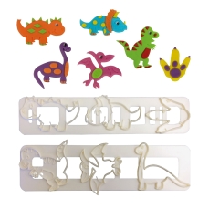 241 24 A Fondant Ausstecher Dino Dinosaurier FMM Sugarcraft Prägewerkzeuge / Veiner