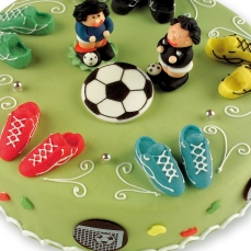 2738 Fussball Dekor Günthart Backwelt Fußball