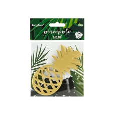 511 13 A Ananas Gold Girlande partydeco Backwelt Aloha