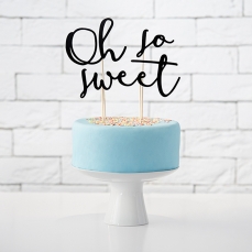 517 11 Trend Cake Topper Oh So Sweet partydeco Einstecker