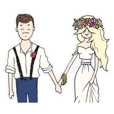 517 13 A Cake Topper My Love partydeco Einstecker
