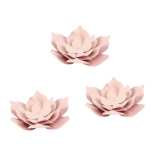 518 6 Papierblumen Deko Rosa Diy partydeco Tischdekoration