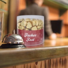 7047 1 116 Schoko Pralinen Gold Frohes Fest Günthart Weihnachten