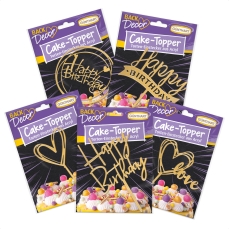 GOLDCAKETOPPER Günthart Cake Topper