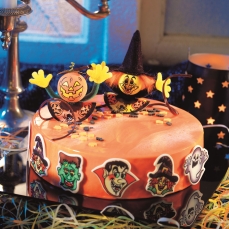 2824 Halloween Dekor Günthart Tortenaufleger aus Persipan
