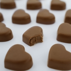 SchokoherzenrotThankyou Günthart Rote Pralinenherzen