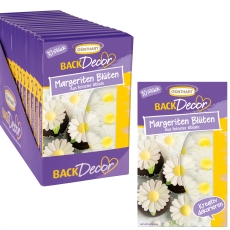 BackDecor 10 Margeriten Blüten aus Oblate, VKE mit 15 Stück
