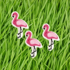 2080 Guenthart Zucker Flamingos Tortendeko Essbar Günthart Backwelt Aloha Günthart 48 Flamingos, flach aus Zucker