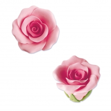 30 Feinzucker Rosen mittel rosa | 40mm