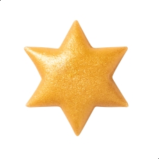 100 Sterne aus Marzipan, gross