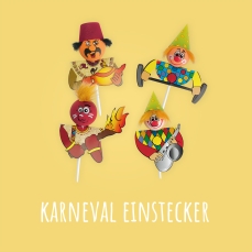 3560 Chenille Einstecker Gebaeck Karneval Günthart Karneval / Fasching / Fasnacht