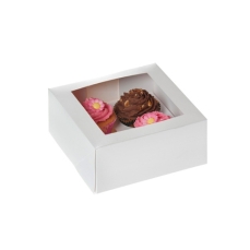 693 4er Cupcakebox Weiss House of Marie House of Marie 4er Cupcakebox, weiß