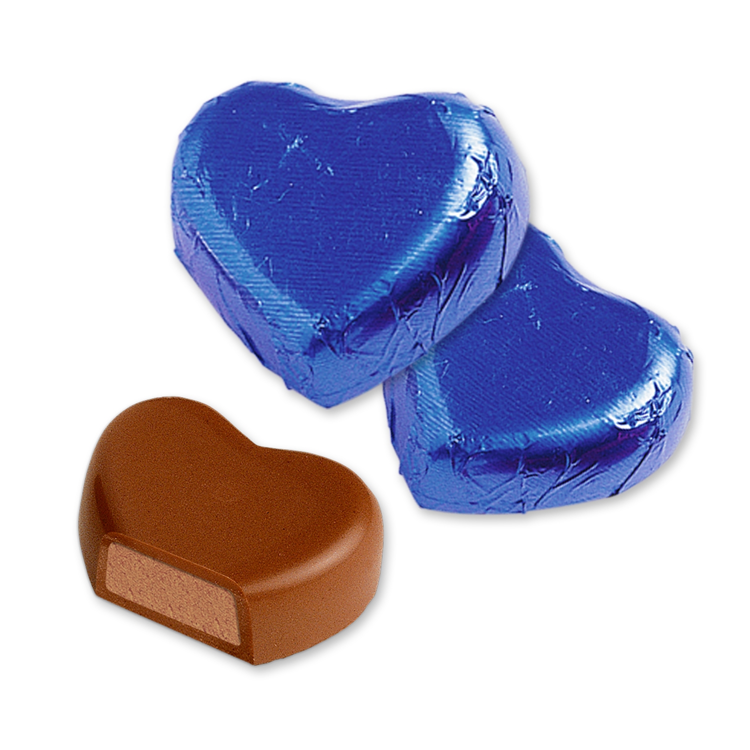 7047 3 115 Schokoladen Herzen Pinguine Blau Günthart Blaue Pralinenherzen