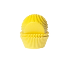 60 Mini Muffinförmchen, gelb