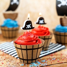 5 Geburtstagskerzen Piraten Party