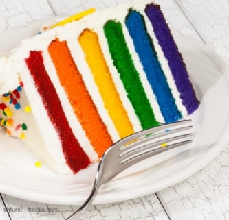 Regenbogentorte 