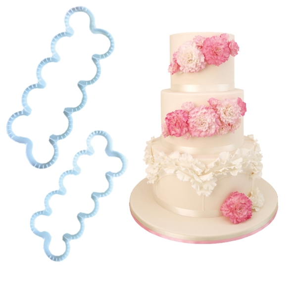 240 3 Ausstecher Nelken Carnation FMM FMM Sugarcraft Muttertag