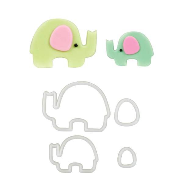 241 19 A Fmm Elefant Fondant Ausstecher FMM Sugarcraft Taufe