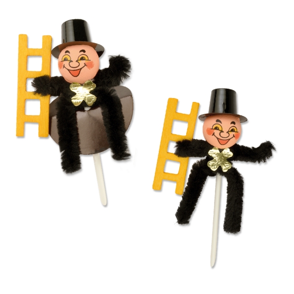 3534100stueckchenilleeinsteckerkaminfeger Günthart Geschenke Günthart 100 Chenille-Einstecker "Kaminfeger"