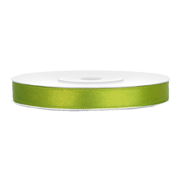 501 1001 Apfelgruen Satinband Duenn 6mm partydeco Partydeco.pl