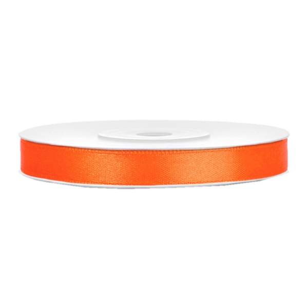 501 1005 Orange Satinband Duenn 6mm partydeco Partydeco.pl