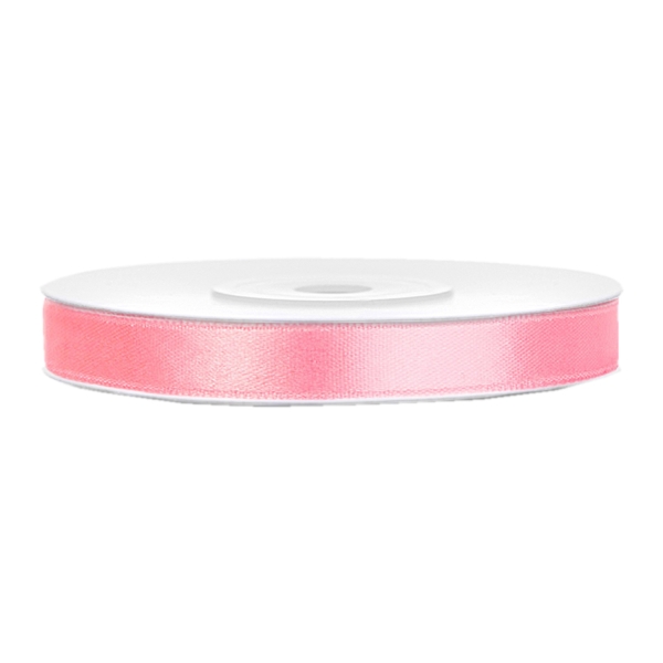 501 1023 Rosa Satinband Duenn 6mm partydeco Backwelt Meerjungfrau