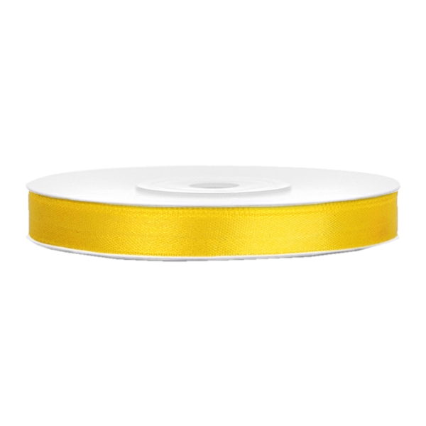 501 1028 Gelb Satinband Duenn 6mm partydeco Partydeco.pl