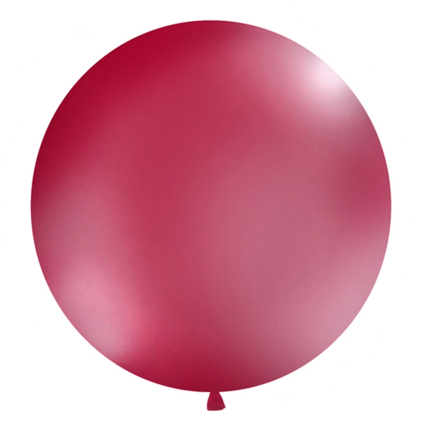 506 271luftballongrossdunkelrot partydeco Luftballons XXL Luftballon dunkelrot, Ø1mRiesen-Luftballon-Helium-Ballon-Balloons-Luftbalon-Dunkelrot