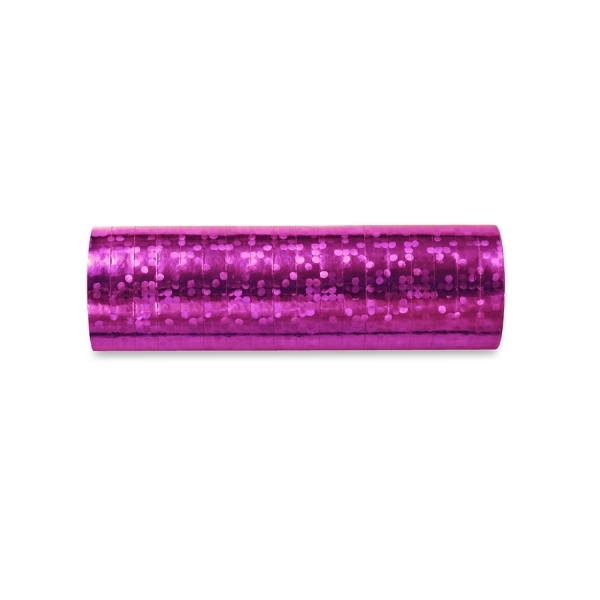 507 19 A Pink Luftschlange 18 Rollen Partydeco Partydeko Hologramm Luftschlange pink