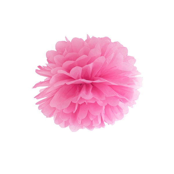 Pompom pink aus Seidenpapier, Ø 35cm