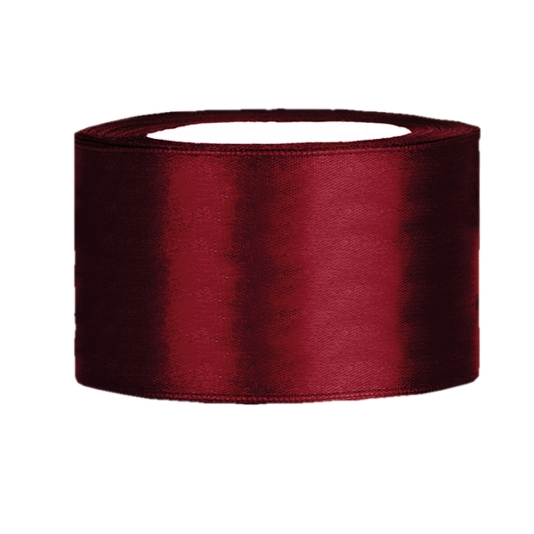 523 20 Bordeaux Satinband Breit Basteln Partydeco Partydeco.pl